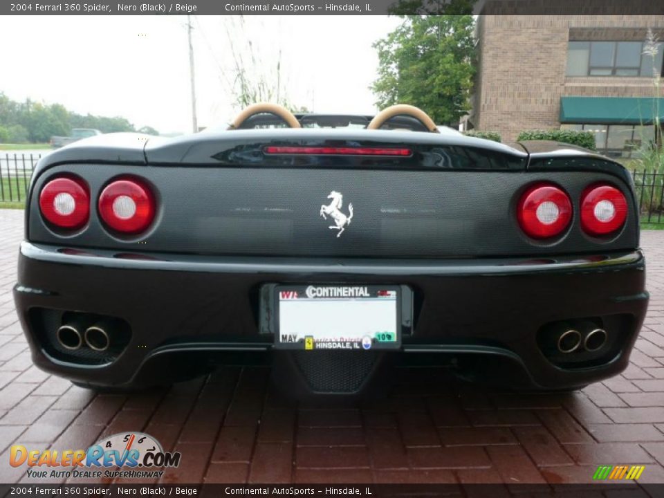 2004 Ferrari 360 Spider Nero (Black) / Beige Photo #9