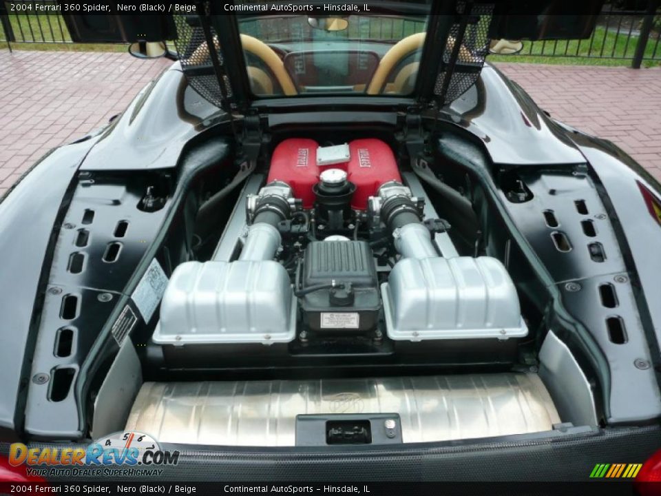 2004 Ferrari 360 Spider Nero (Black) / Beige Photo #11