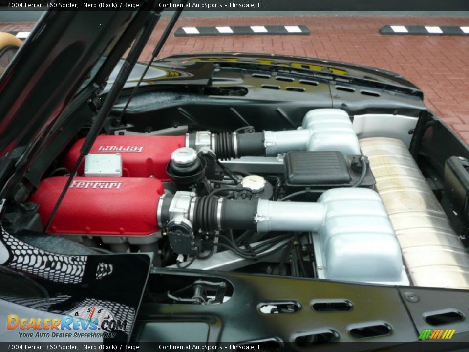 2004 Ferrari 360 Spider Nero (Black) / Beige Photo #12
