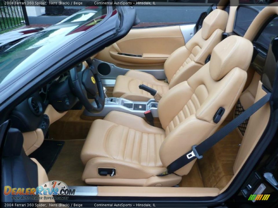 2004 Ferrari 360 Spider Nero (Black) / Beige Photo #16