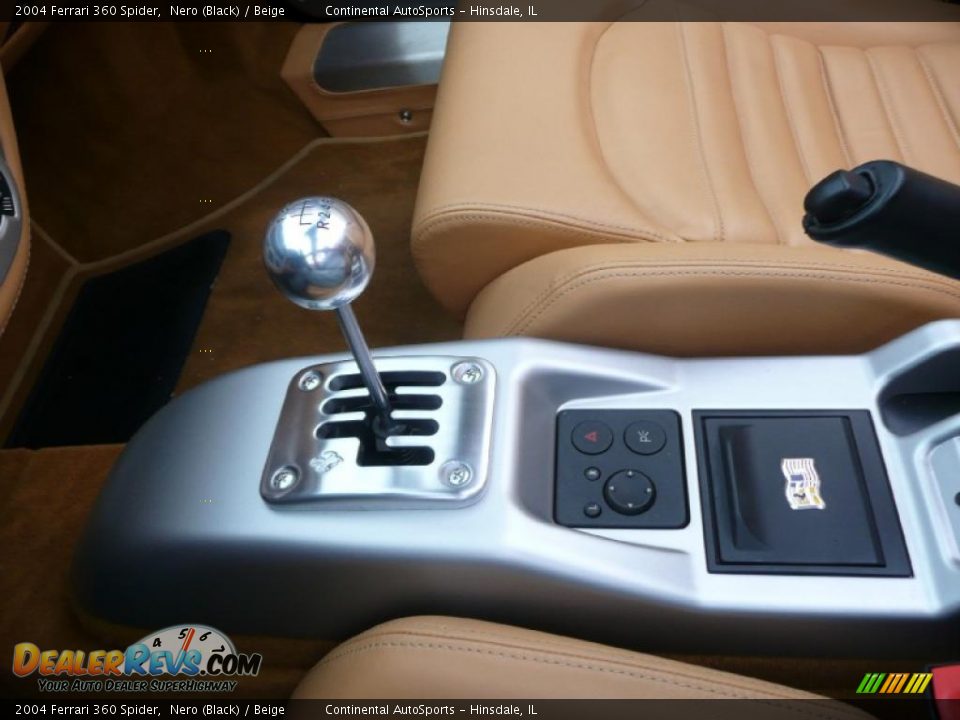 2004 Ferrari 360 Spider Nero (Black) / Beige Photo #21
