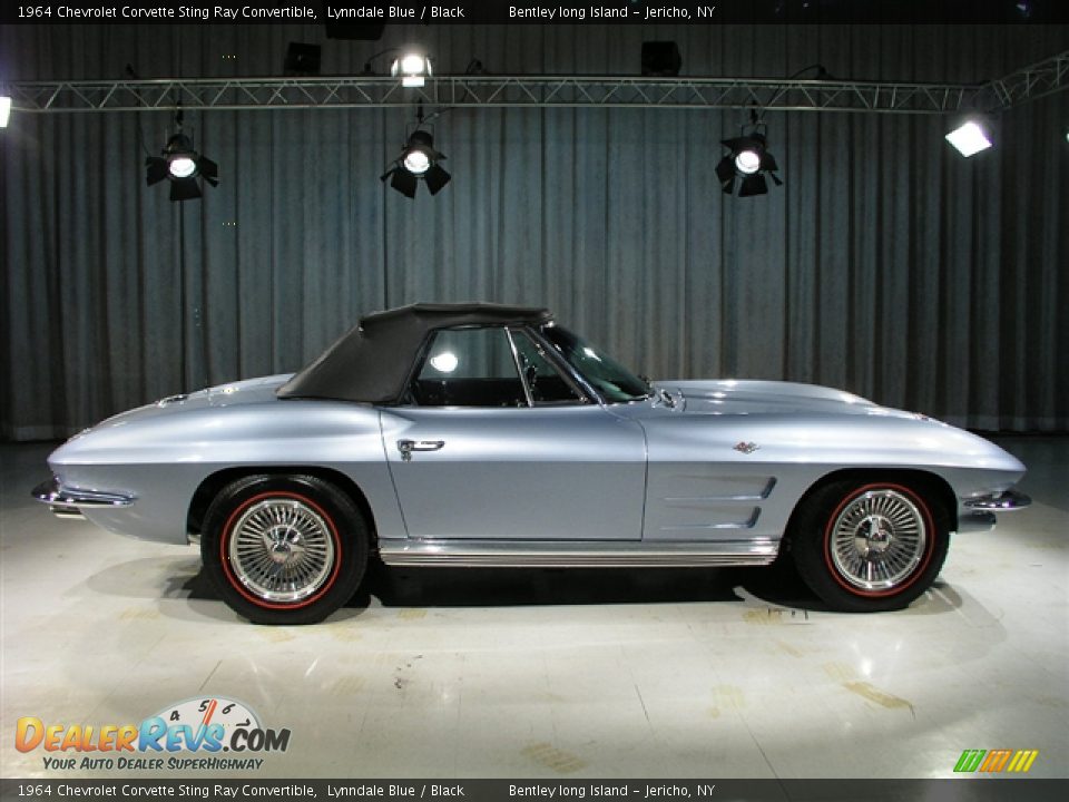 1964 Chevrolet Corvette Sting Ray Convertible Lynndale Blue / Black Photo #19