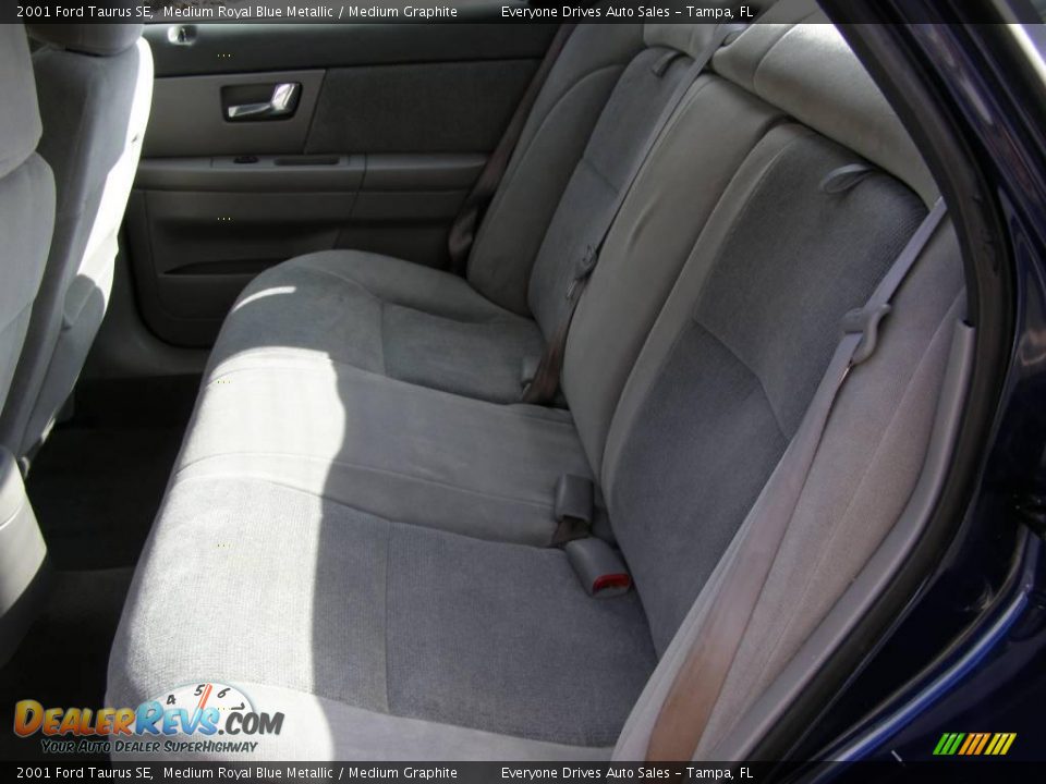 2001 Ford Taurus SE Medium Royal Blue Metallic / Medium Graphite Photo #18