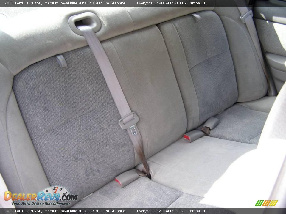 2001 Ford Taurus SE Medium Royal Blue Metallic / Medium Graphite Photo #19