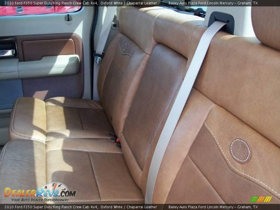 2010 Ford F350 Super Duty King Ranch Crew Cab 4x4 Oxford White / Chaparral Leather Photo #5