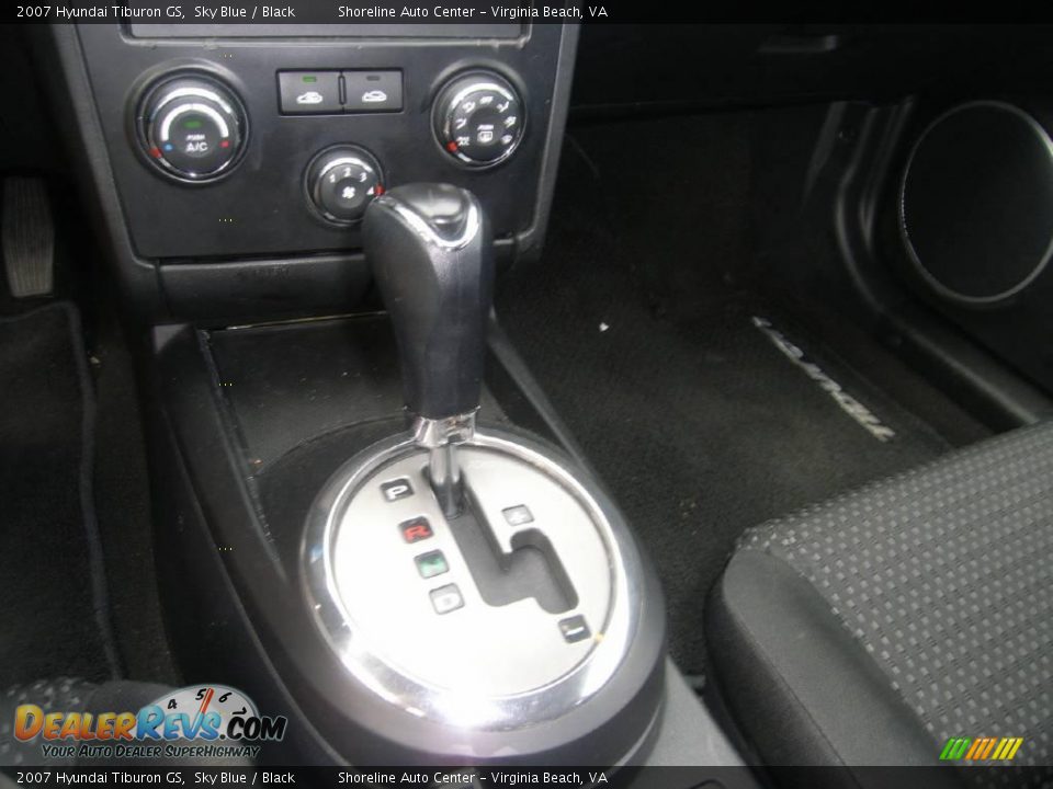 2007 Hyundai Tiburon GS Sky Blue / Black Photo #19