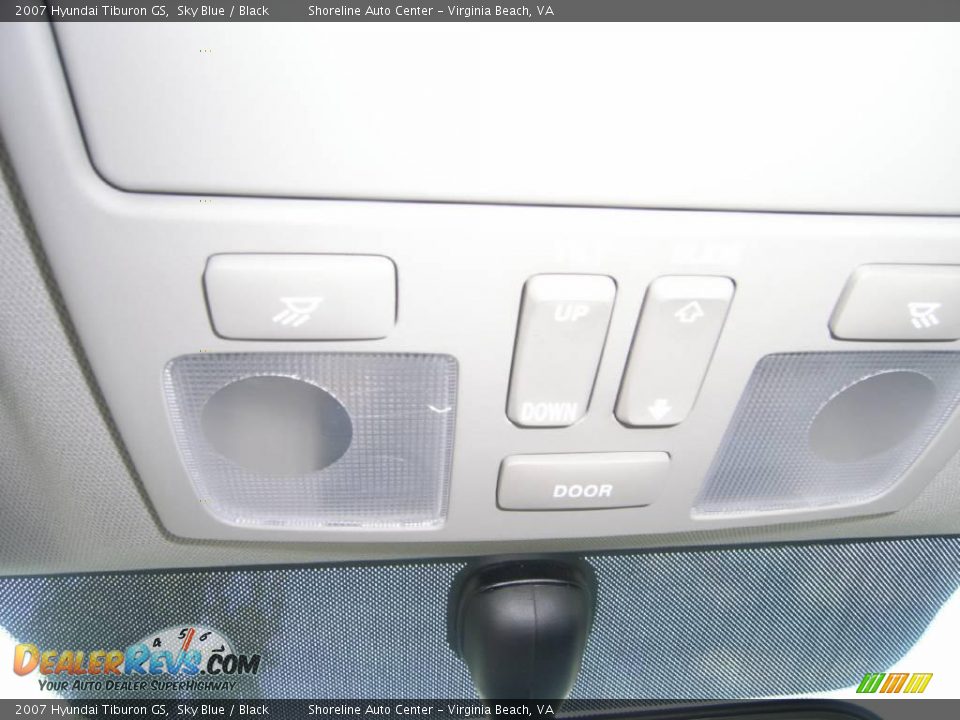 2007 Hyundai Tiburon GS Sky Blue / Black Photo #20