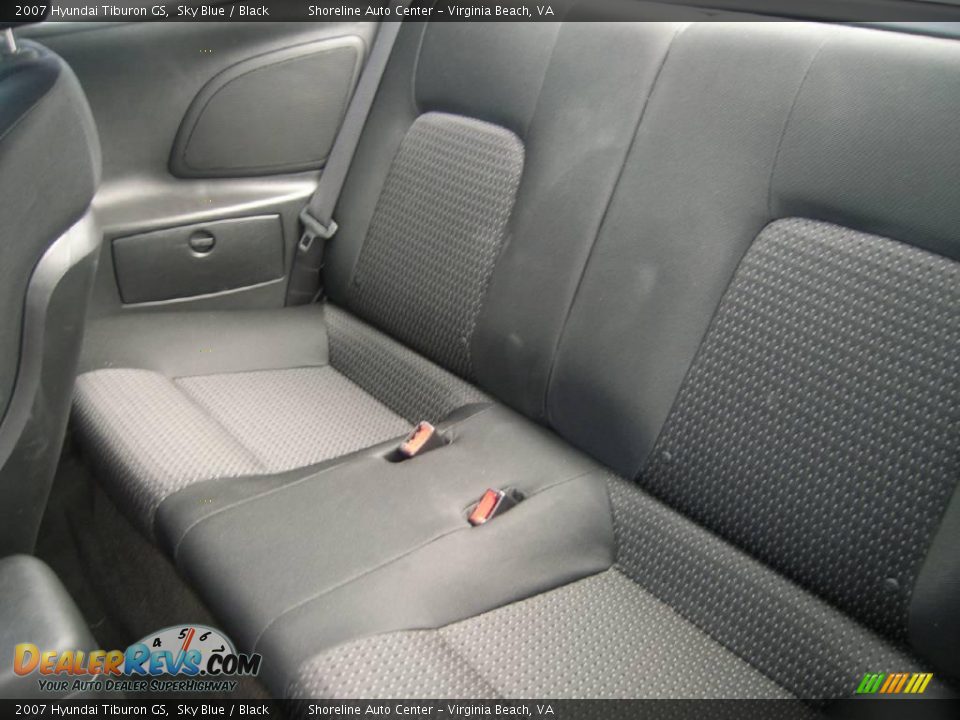2007 Hyundai Tiburon GS Sky Blue / Black Photo #21