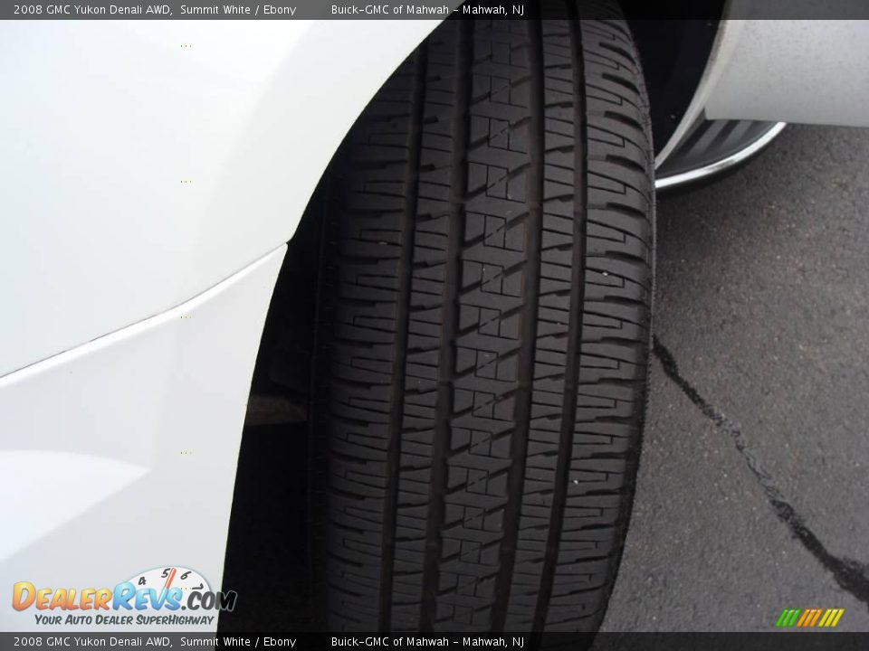 2008 GMC Yukon Denali AWD Summit White / Ebony Photo #10