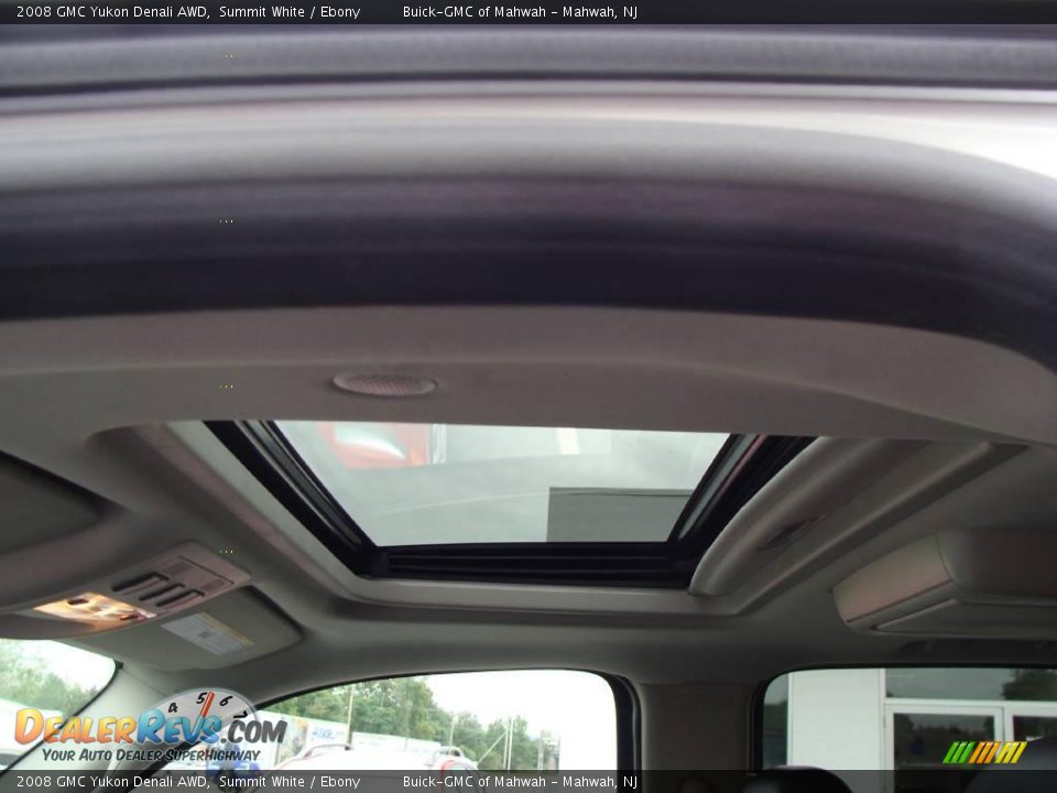 2008 GMC Yukon Denali AWD Summit White / Ebony Photo #14