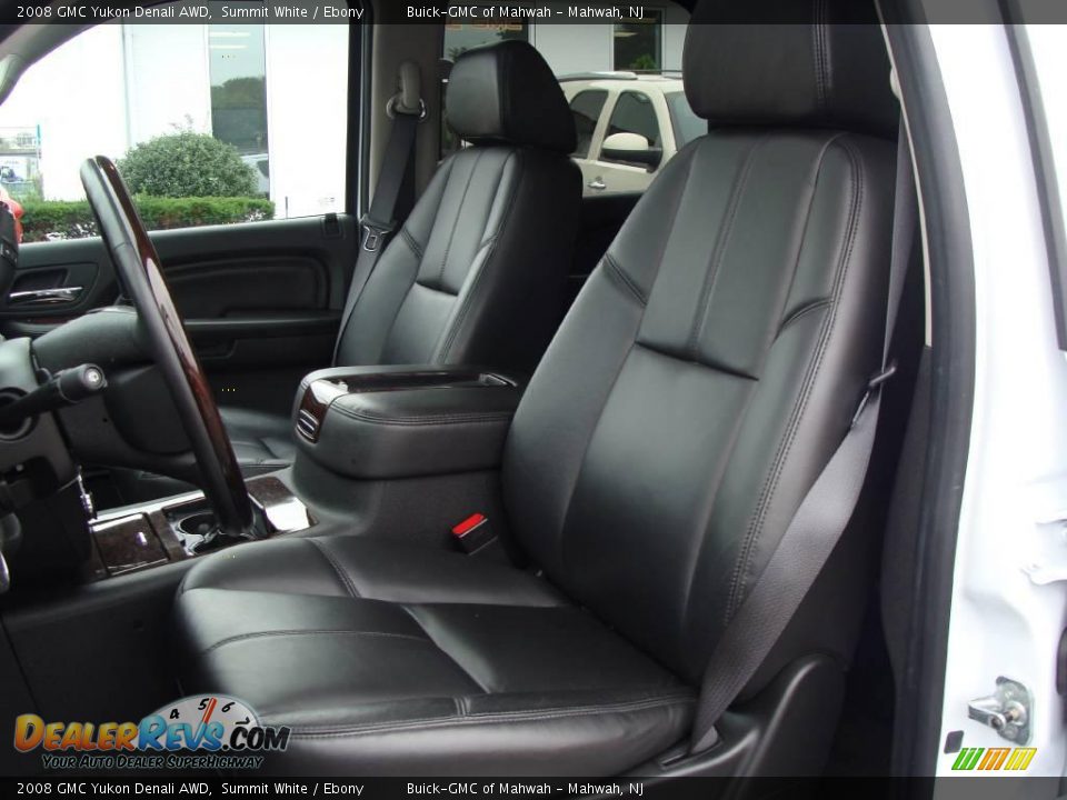 2008 GMC Yukon Denali AWD Summit White / Ebony Photo #15