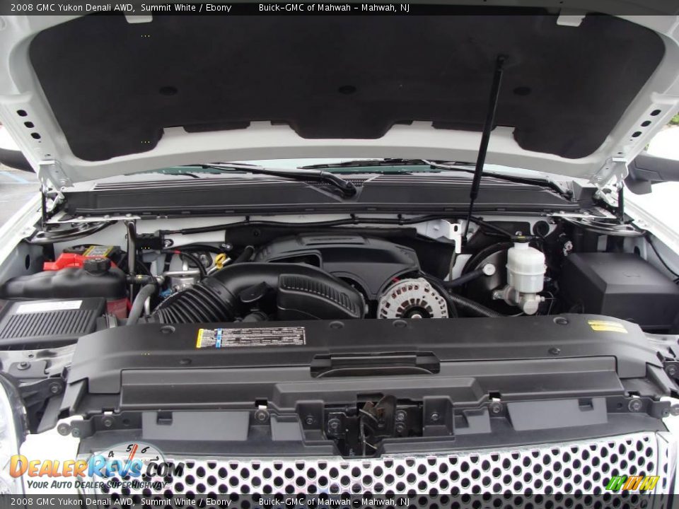 2008 GMC Yukon Denali AWD Summit White / Ebony Photo #29