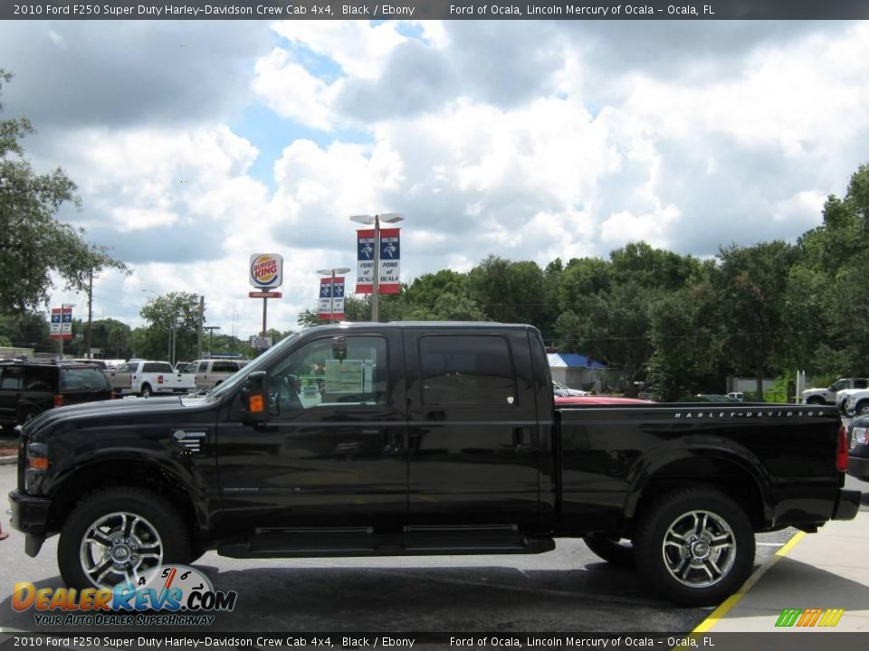2010 Ford F250 Super Duty Harley-Davidson Crew Cab 4x4 Black / Ebony Photo #6