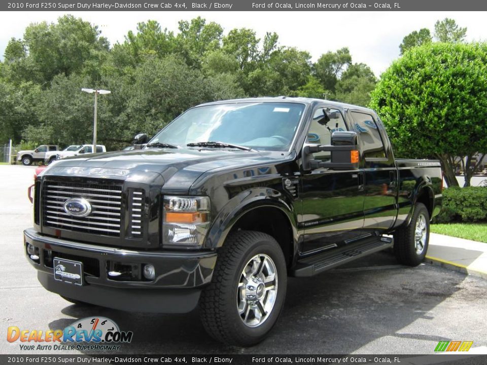 2010 Ford F250 Super Duty Harley-Davidson Crew Cab 4x4 Black / Ebony Photo #7