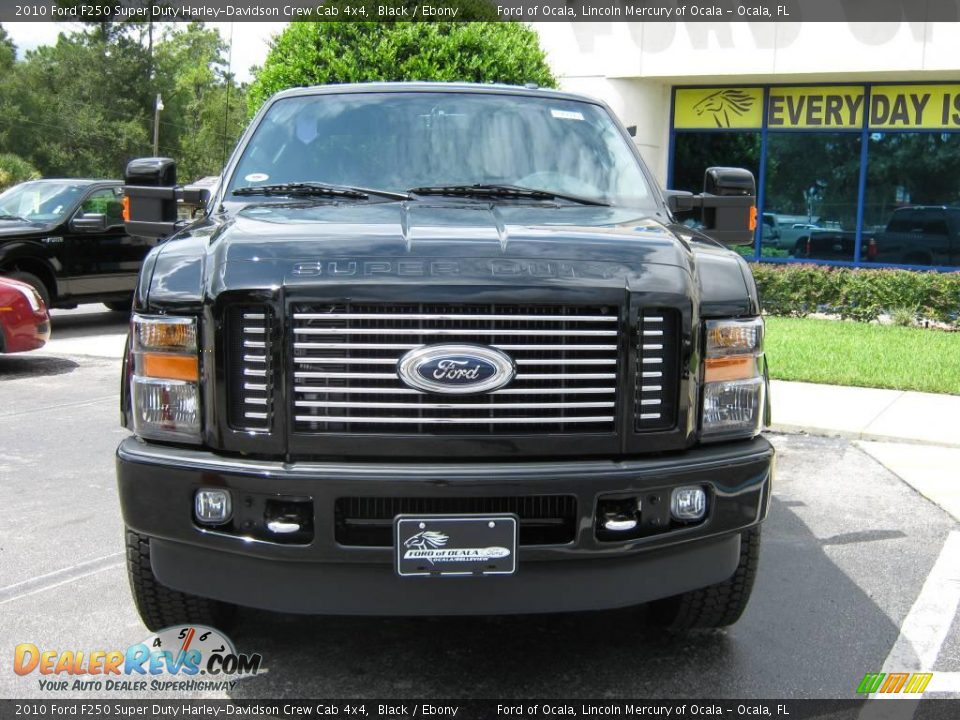 2010 Ford F250 Super Duty Harley-Davidson Crew Cab 4x4 Black / Ebony Photo #8