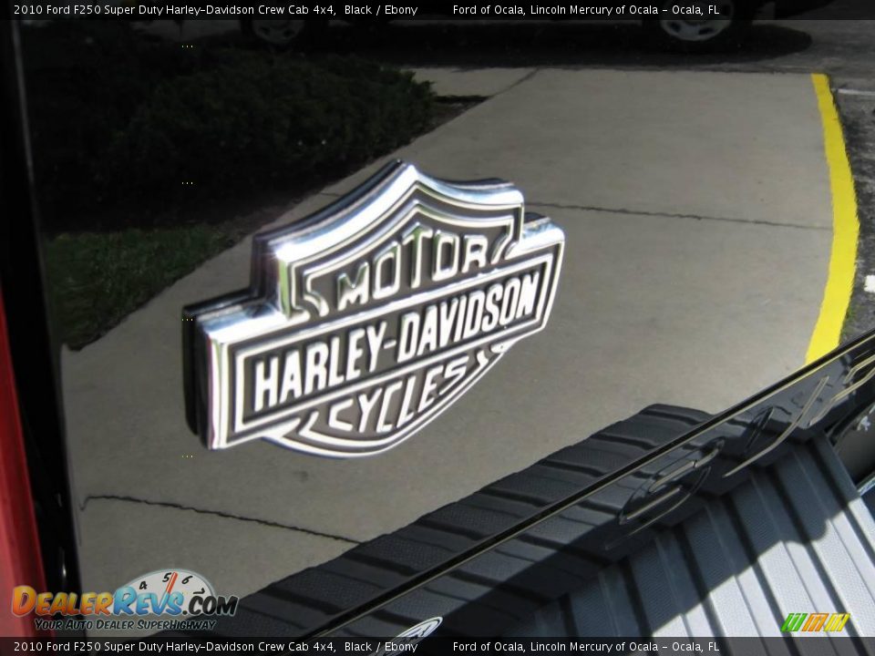 2010 Ford F250 Super Duty Harley-Davidson Crew Cab 4x4 Black / Ebony Photo #10