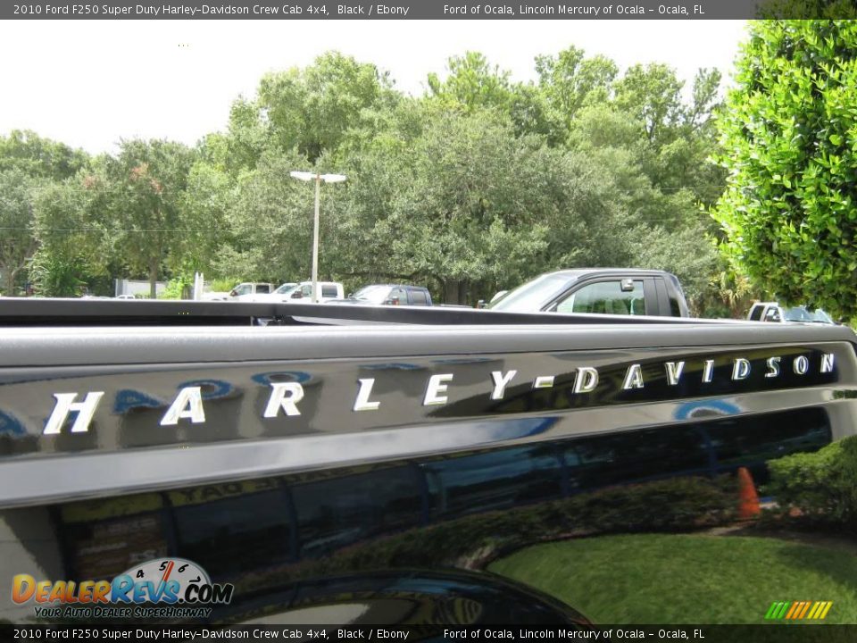 2010 Ford F250 Super Duty Harley-Davidson Crew Cab 4x4 Black / Ebony Photo #13