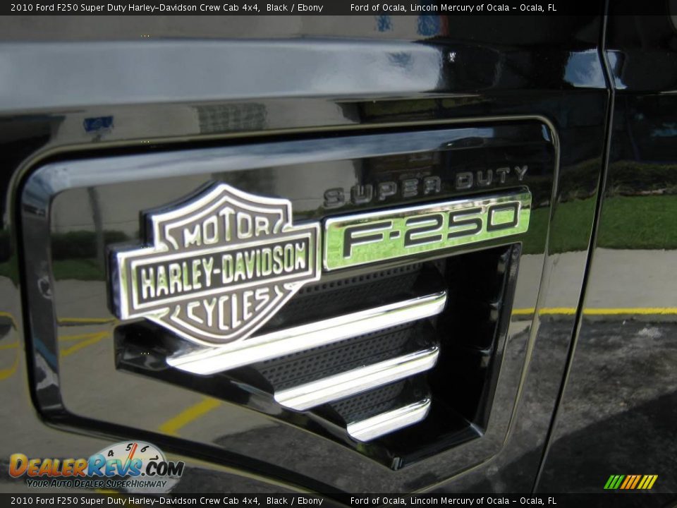 2010 Ford F250 Super Duty Harley-Davidson Crew Cab 4x4 Black / Ebony Photo #15