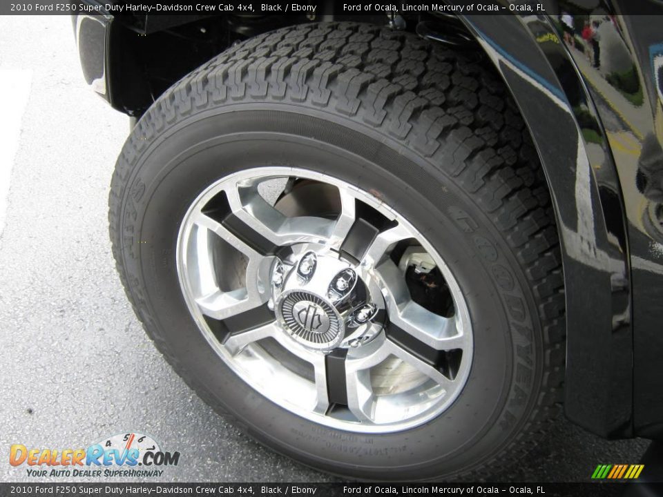 2010 Ford F250 Super Duty Harley-Davidson Crew Cab 4x4 Black / Ebony Photo #16