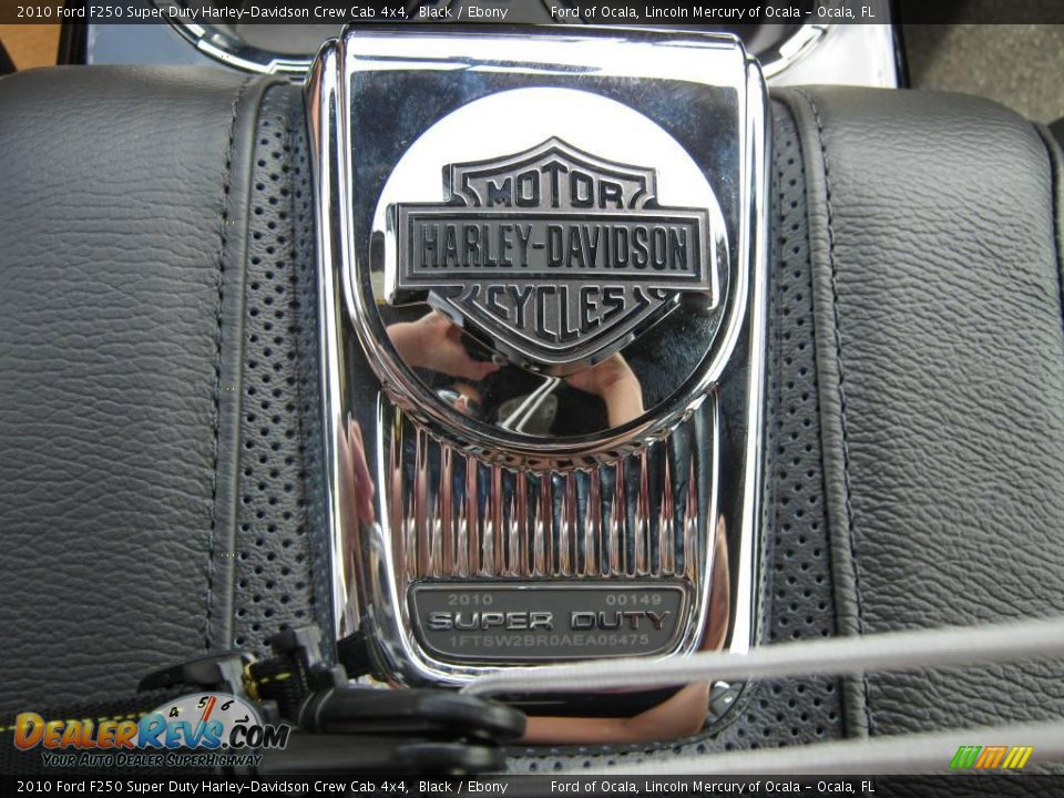 2010 Ford F250 Super Duty Harley-Davidson Crew Cab 4x4 Black / Ebony Photo #19