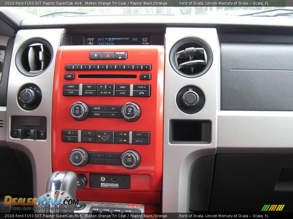 2010 Ford F150 SVT Raptor SuperCab 4x4 Molten Orange Tri Coat / Raptor Black/Orange Photo #29
