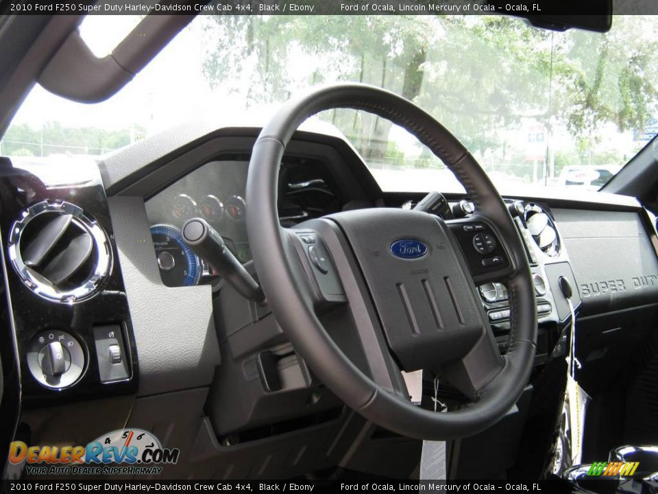 2010 Ford F250 Super Duty Harley-Davidson Crew Cab 4x4 Black / Ebony Photo #21