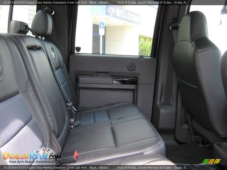 2010 Ford F250 Super Duty Harley-Davidson Crew Cab 4x4 Black / Ebony Photo #24