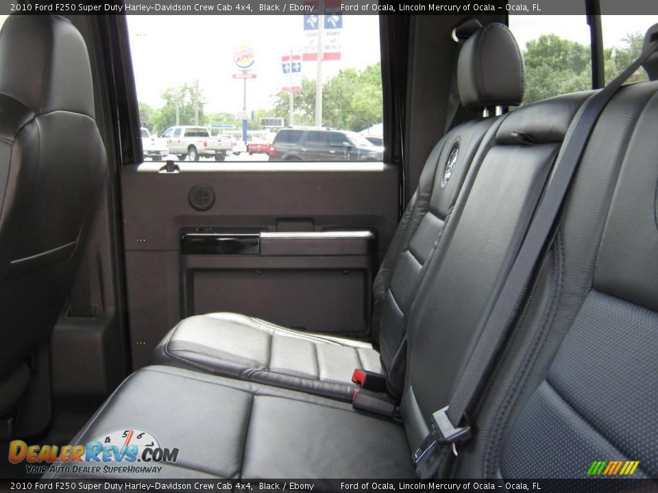 2010 Ford F250 Super Duty Harley-Davidson Crew Cab 4x4 Black / Ebony Photo #25