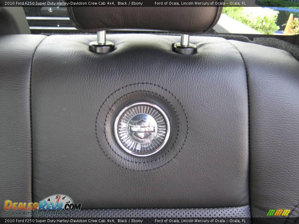 2010 Ford F250 Super Duty Harley-Davidson Crew Cab 4x4 Black / Ebony Photo #26