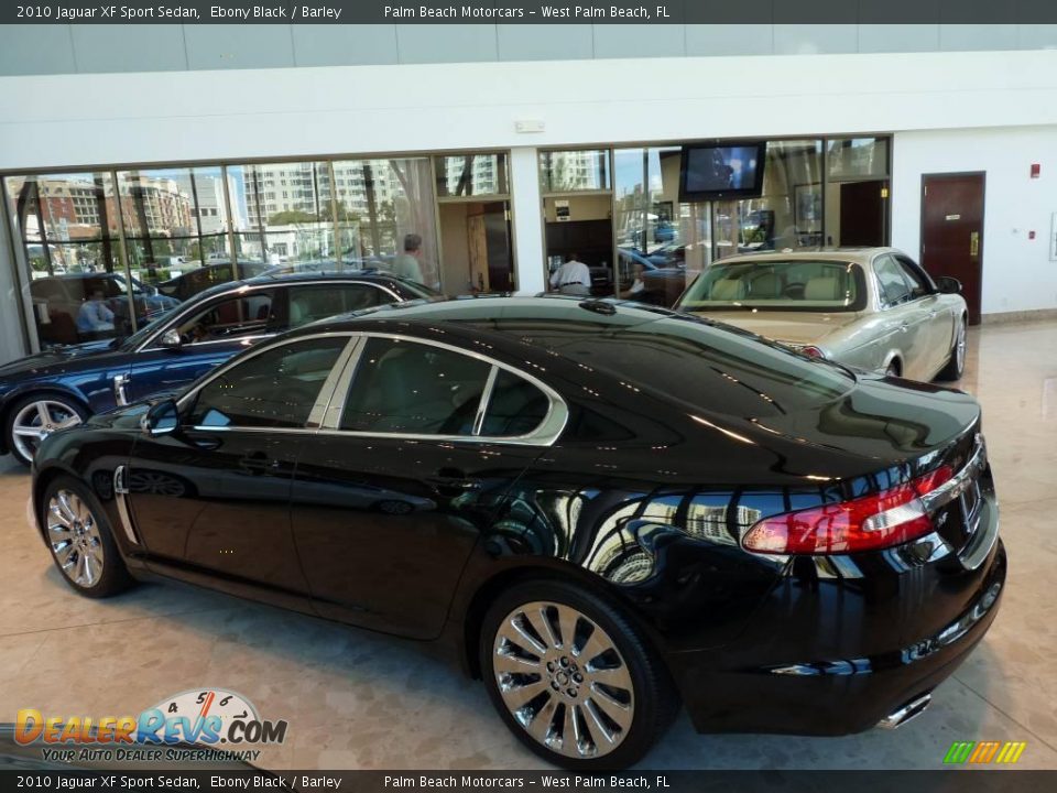 2010 Jaguar XF Sport Sedan Ebony Black / Barley Photo #4