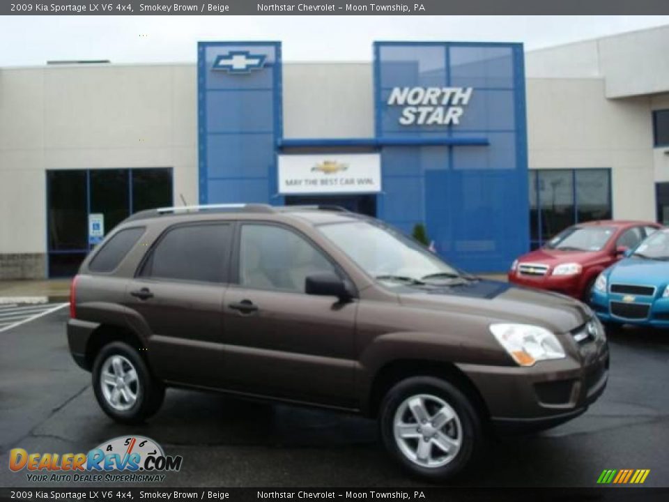 2009 Kia Sportage LX V6 4x4 Smokey Brown / Beige Photo #1