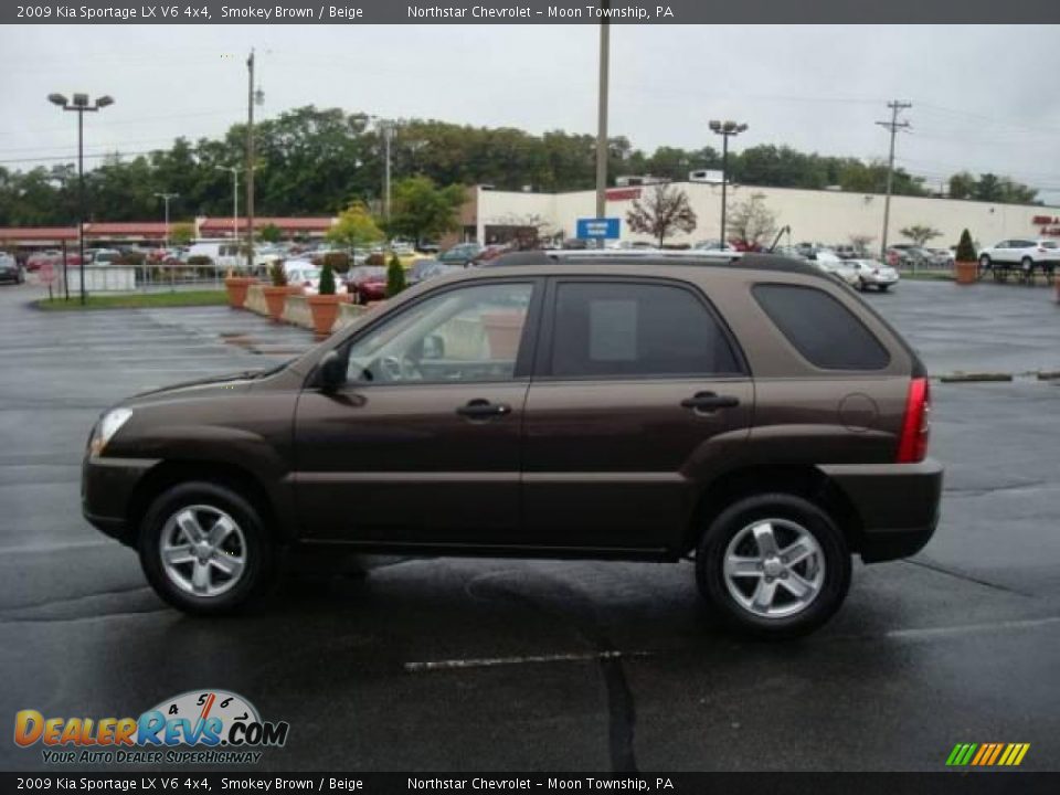 2009 Kia Sportage LX V6 4x4 Smokey Brown / Beige Photo #6