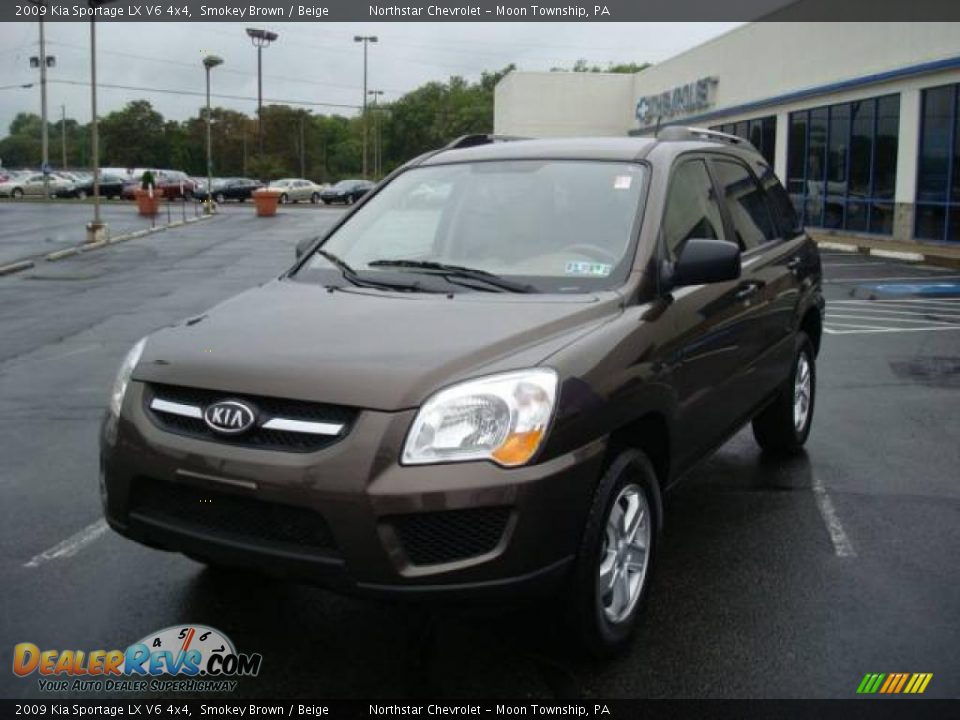 2009 Kia Sportage LX V6 4x4 Smokey Brown / Beige Photo #7