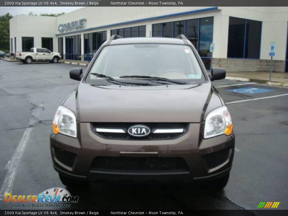 2009 Kia Sportage LX V6 4x4 Smokey Brown / Beige Photo #8