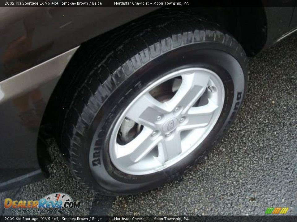 2009 Kia Sportage LX V6 4x4 Smokey Brown / Beige Photo #9