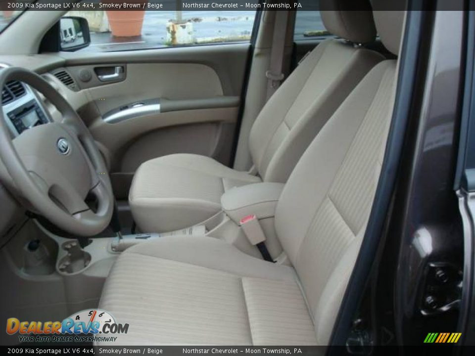 2009 Kia Sportage LX V6 4x4 Smokey Brown / Beige Photo #10