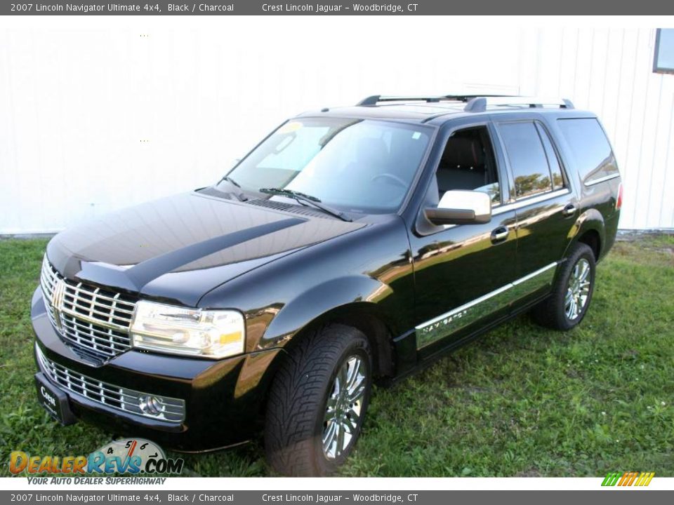 2007 Lincoln Navigator Ultimate 4x4 Black / Charcoal Photo #1