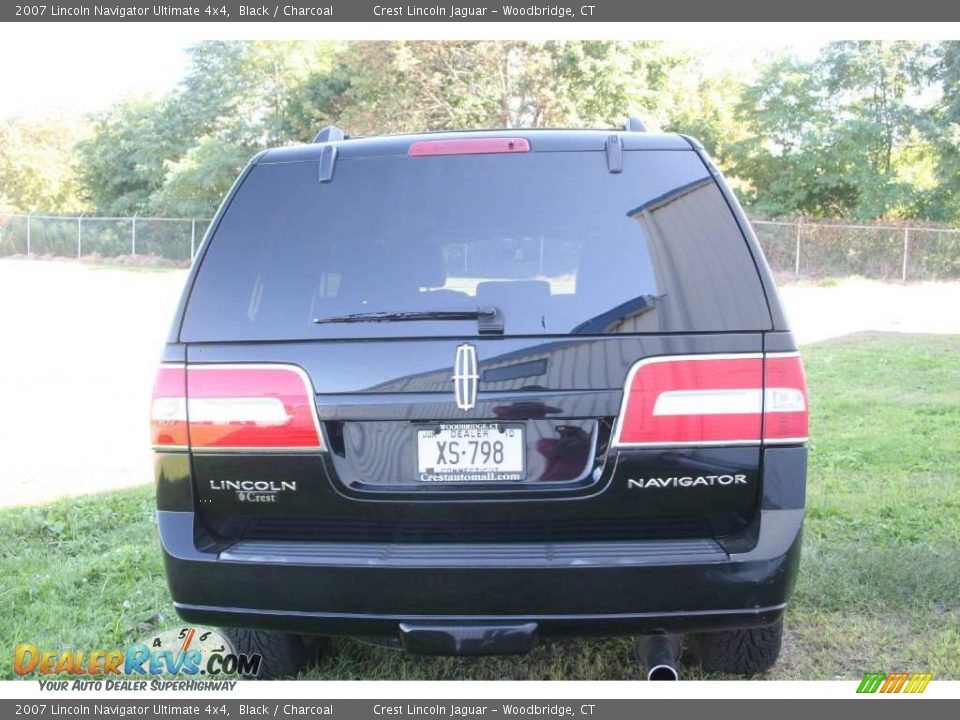 2007 Lincoln Navigator Ultimate 4x4 Black / Charcoal Photo #6