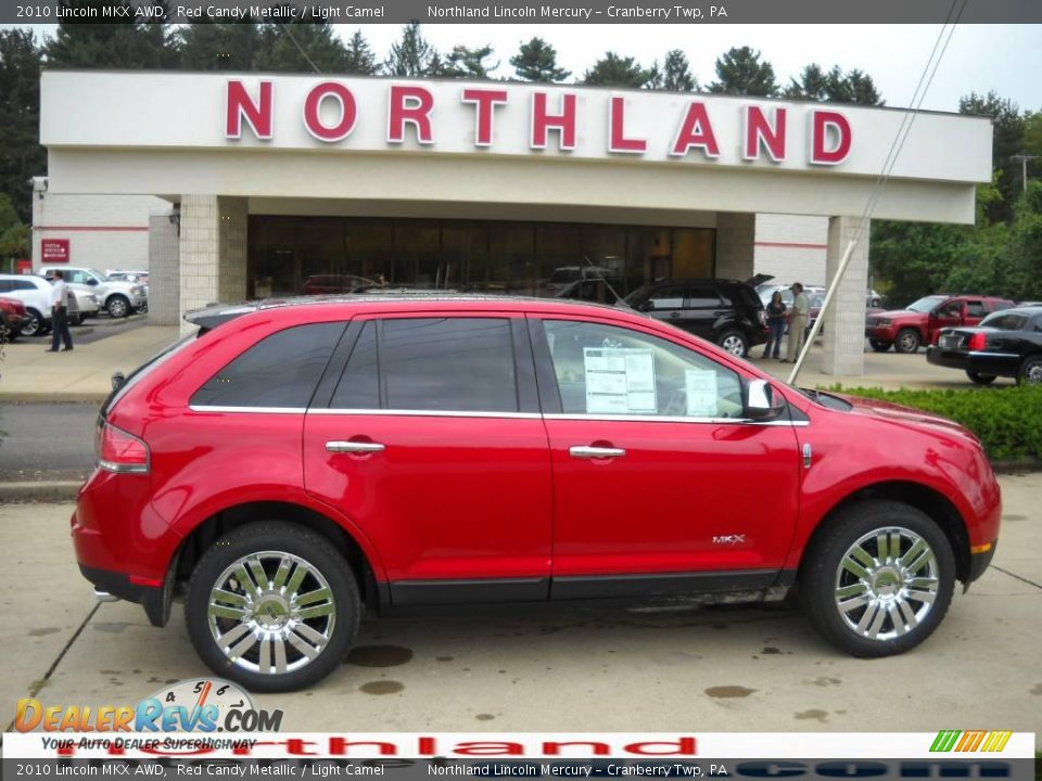 2010 Lincoln MKX AWD Red Candy Metallic / Light Camel Photo #1