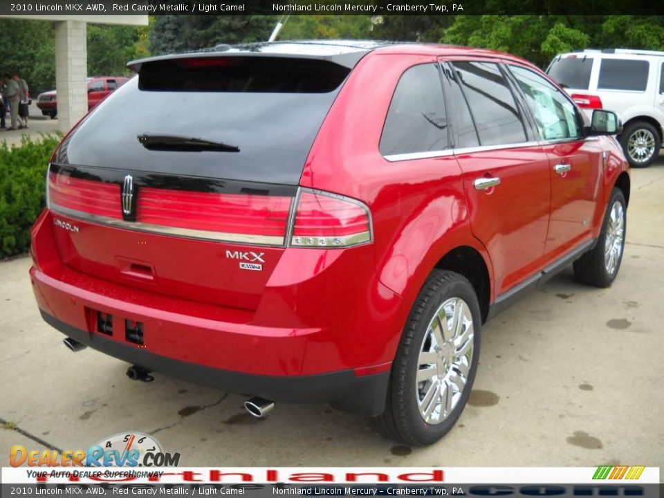 2010 Lincoln MKX AWD Red Candy Metallic / Light Camel Photo #2
