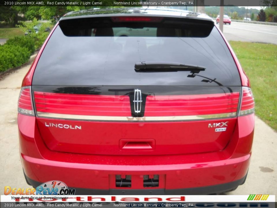 2010 Lincoln MKX AWD Red Candy Metallic / Light Camel Photo #3