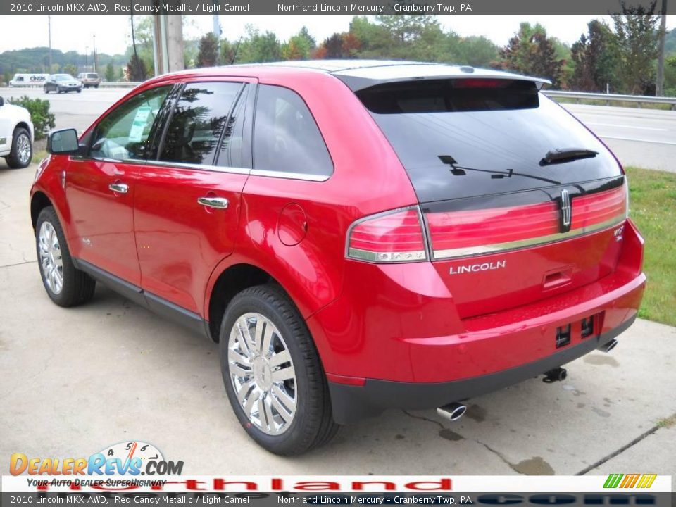 2010 Lincoln MKX AWD Red Candy Metallic / Light Camel Photo #4