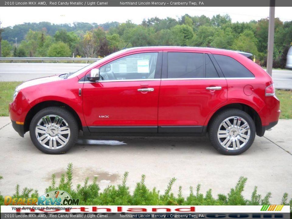 2010 Lincoln MKX AWD Red Candy Metallic / Light Camel Photo #5