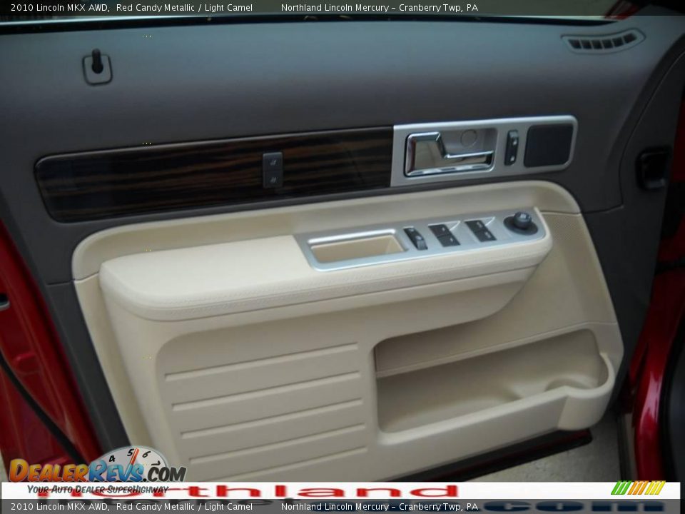 2010 Lincoln MKX AWD Red Candy Metallic / Light Camel Photo #6