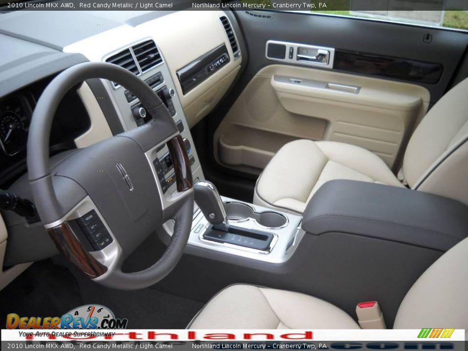 2010 Lincoln MKX AWD Red Candy Metallic / Light Camel Photo #7