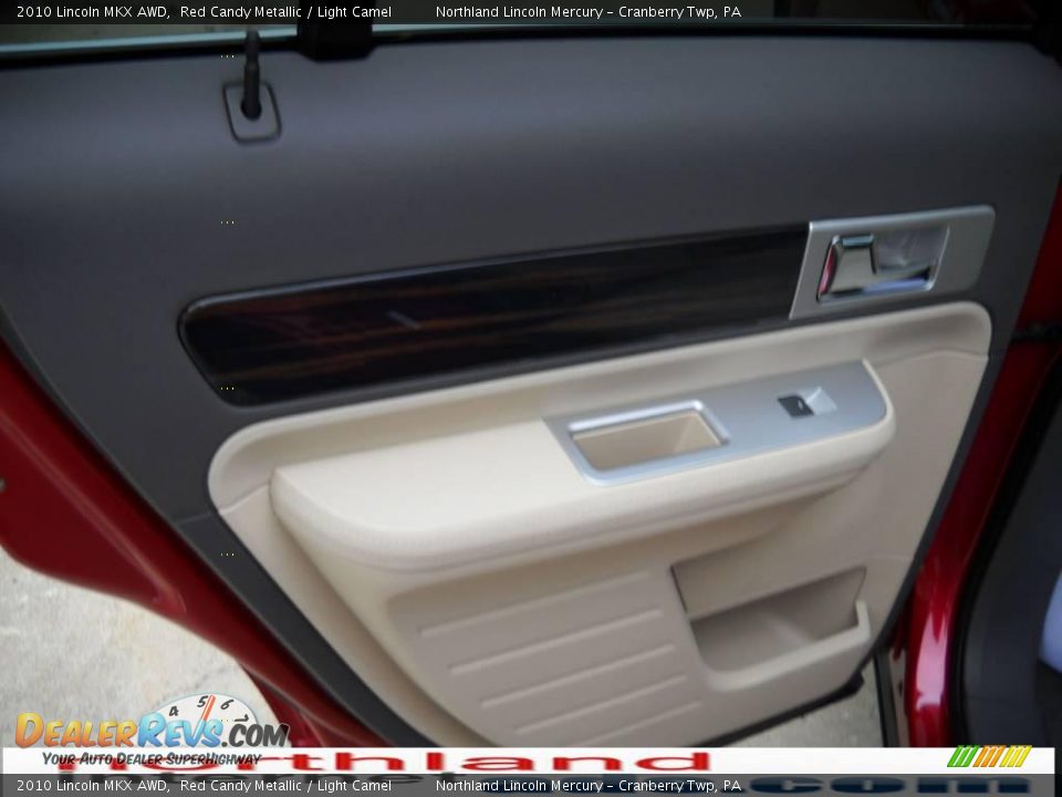 2010 Lincoln MKX AWD Red Candy Metallic / Light Camel Photo #10