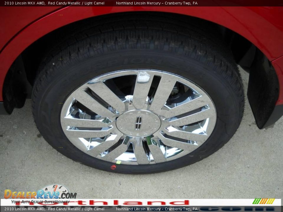 2010 Lincoln MKX AWD Red Candy Metallic / Light Camel Photo #12