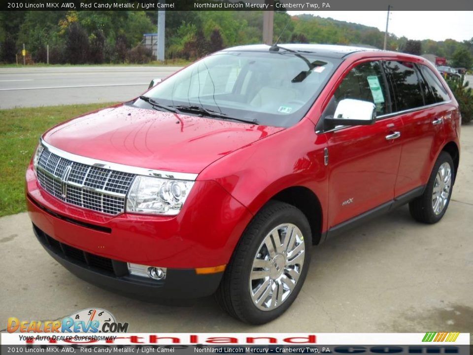 2010 Lincoln MKX AWD Red Candy Metallic / Light Camel Photo #13