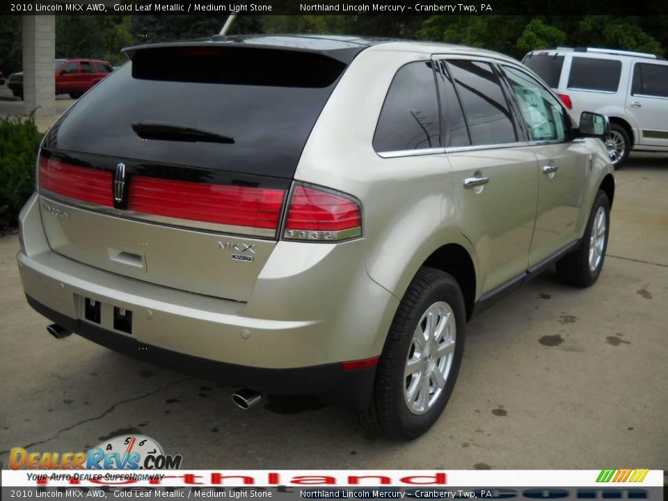 2010 Lincoln MKX AWD Gold Leaf Metallic / Medium Light Stone Photo #2