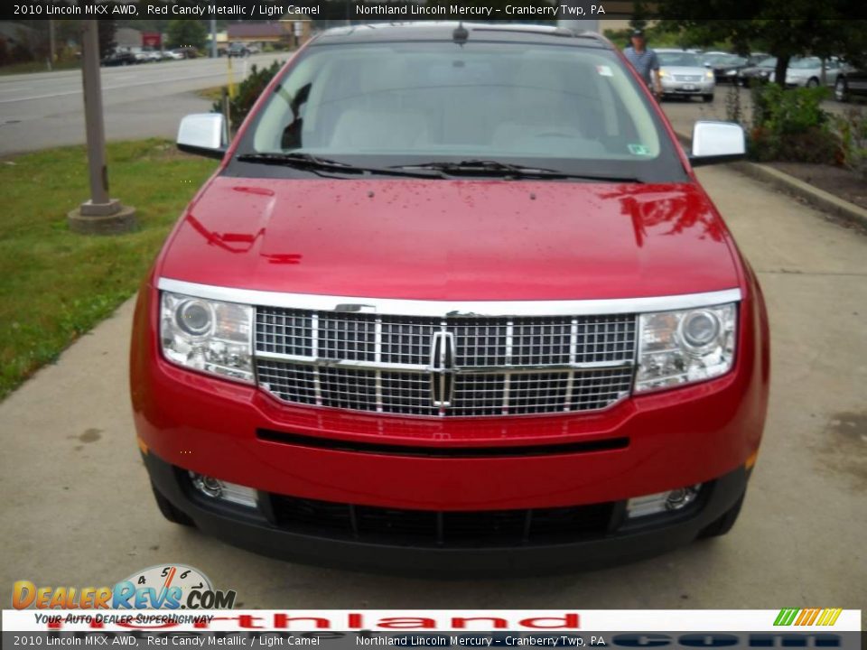2010 Lincoln MKX AWD Red Candy Metallic / Light Camel Photo #14